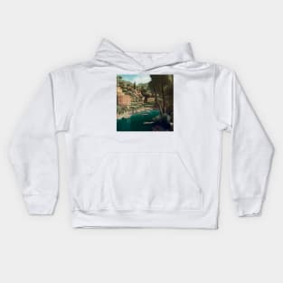 Portofino on the Ligurian Sea III Kids Hoodie